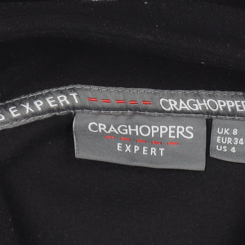 Craghoppers Women’s Black Fleece Full Zip Jacket UK 8