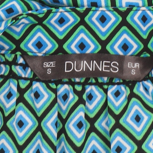 Dunnes Women's Multicoloured Geometric Long Sleeve Tunic Blouse Size S