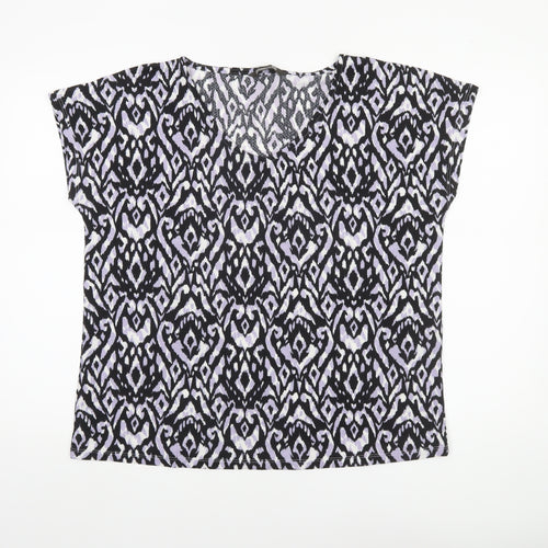 Bonmarché Women's Multicoloured Geometric Blouse Size 14
