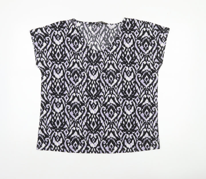 Bonmarché Women's Multicoloured Geometric Blouse Size 14