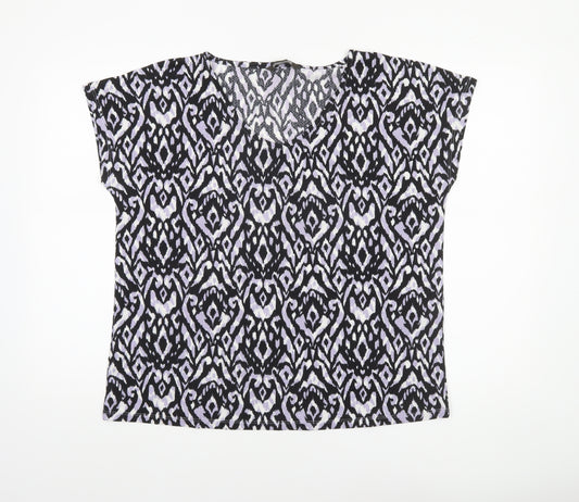 Bonmarché Women's Multicoloured Geometric Blouse Size 14