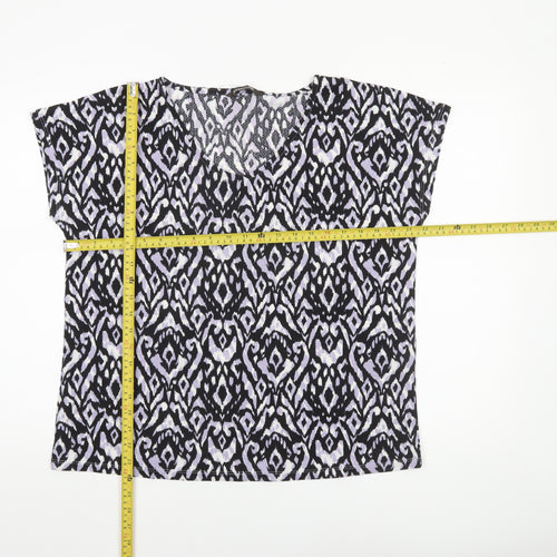 Bonmarché Women's Multicoloured Geometric Blouse Size 14