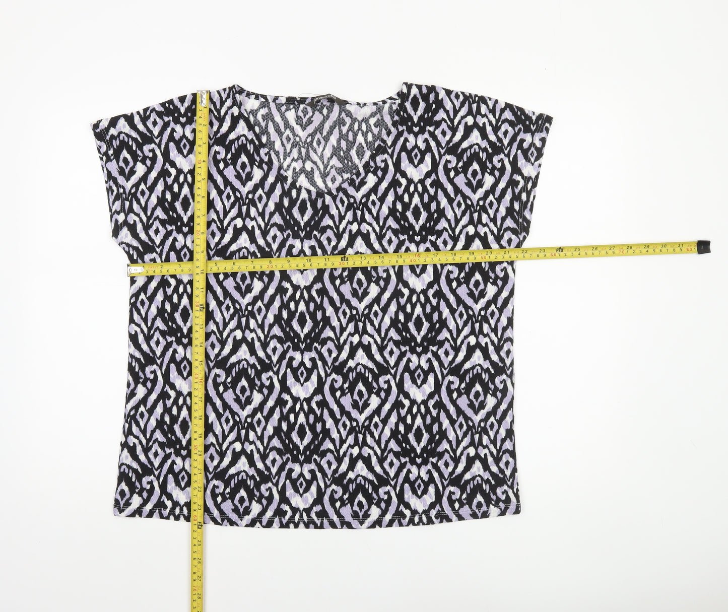 Bonmarché Women's Multicoloured Geometric Blouse Size 14