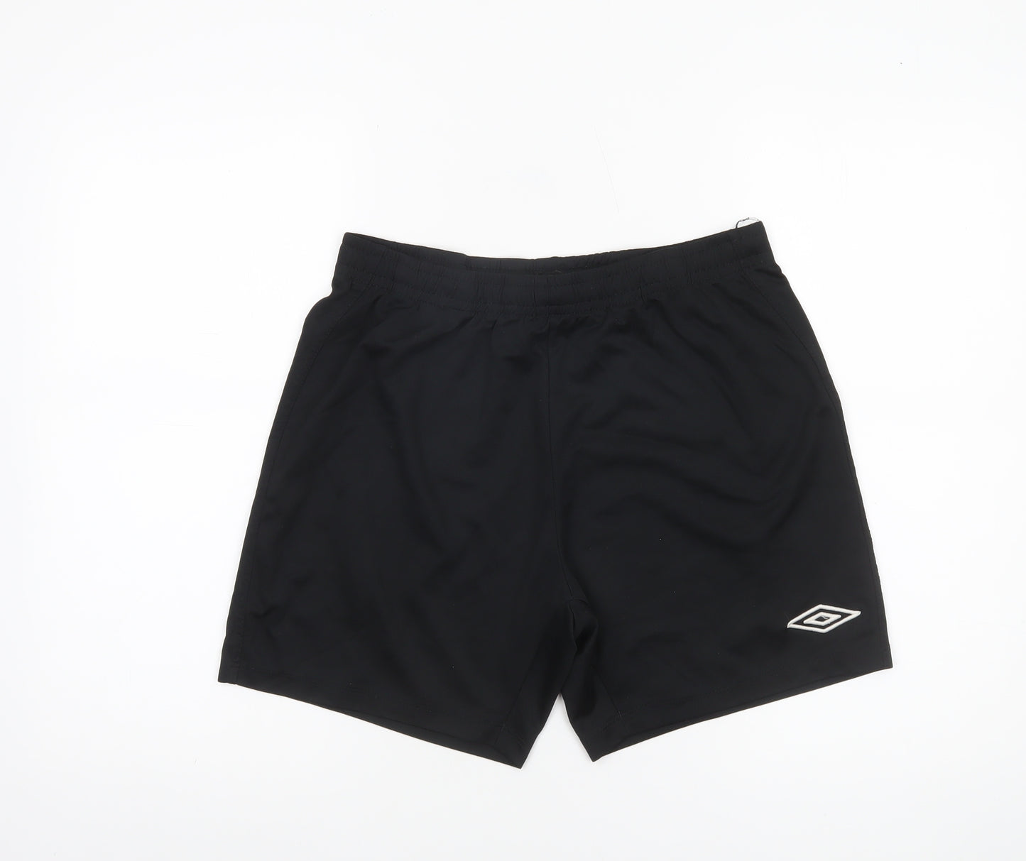 Umbro Mens Black M Athletic Shorts Lightweight Quick Dry