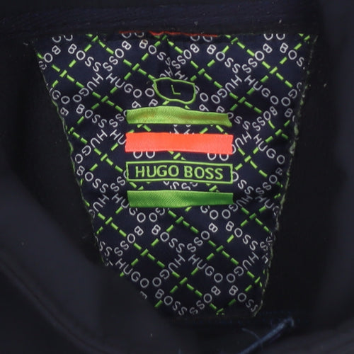 Hugo Boss Men's Black Softshell Full Zip Jacket Size L