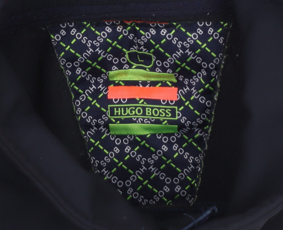 Hugo Boss Men's Black Softshell Full Zip Jacket Size L