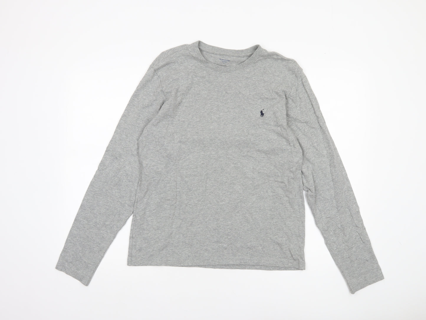 Polo Ralph Lauren Men's Grey Cotton Long Sleeve Pyjama Top S