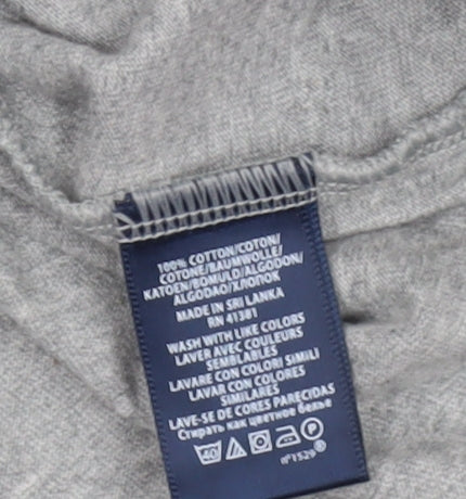 Polo Ralph Lauren Men's Grey Cotton Long Sleeve Pyjama Top S