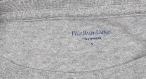 Polo Ralph Lauren Men's Grey Cotton Long Sleeve Pyjama Top S