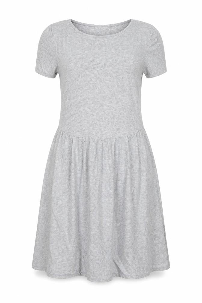 The White Company Women Grey S Fit & Flare Jersey Dress