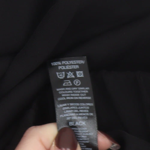 Dunnes Women’s Black Wide Leg Culotte Trousers Size 14