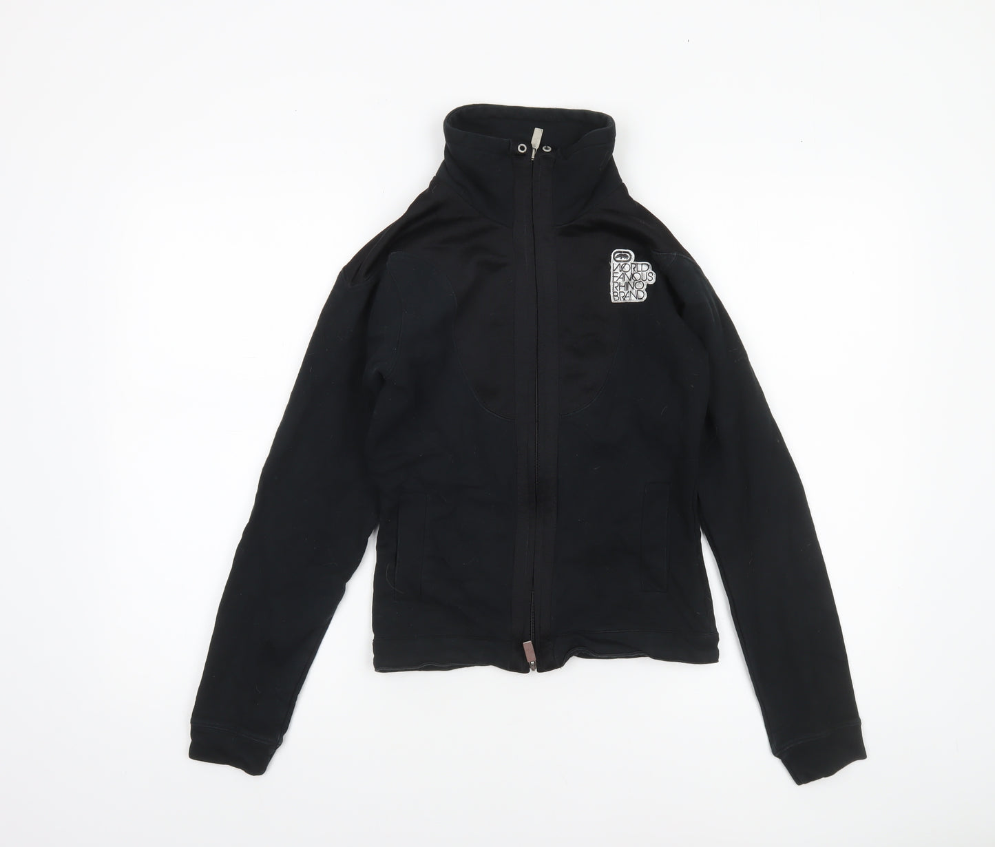 Ecko Red Women's Black XS Bomber Jacket with Embroidered Logo