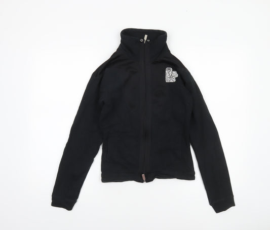 Ecko Red Women's Black XS Bomber Jacket with Embroidered Logo