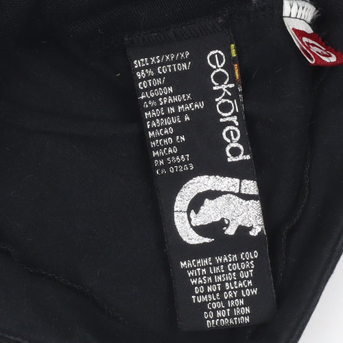 Ecko Red Women's Black XS Bomber Jacket with Embroidered Logo