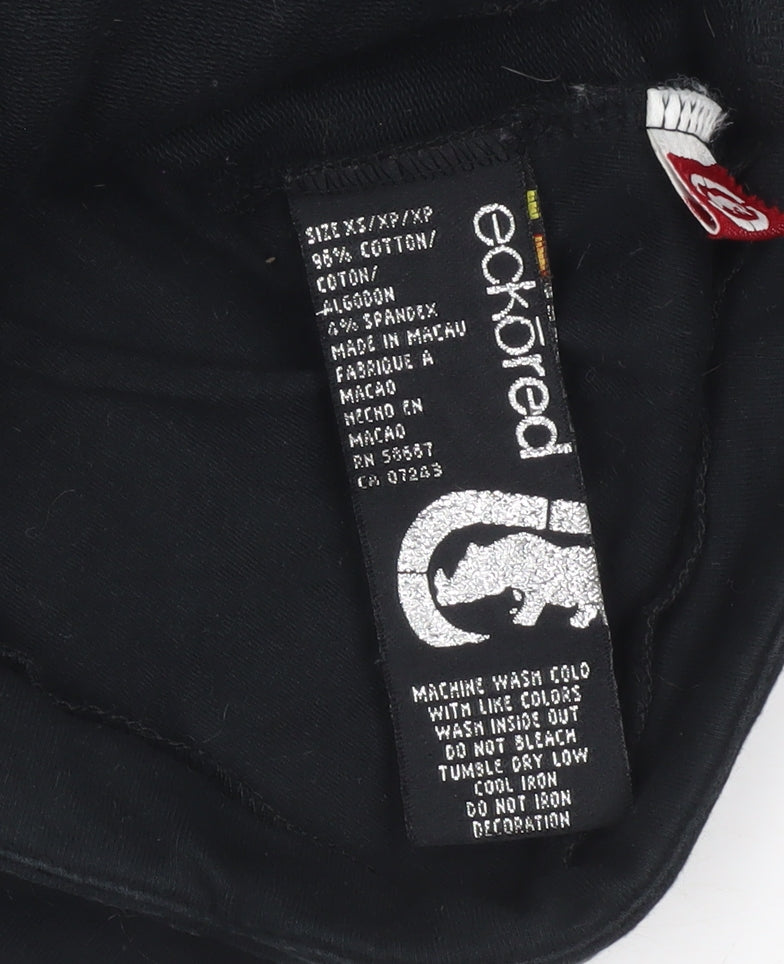 Ecko Red Women's Black XS Bomber Jacket with Embroidered Logo