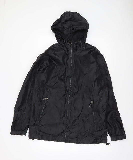 Highmount Men's Black XS Hooded Windbreaker Jacket