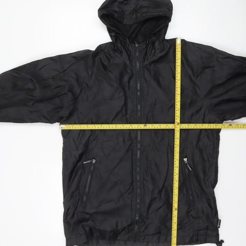 Highmount Men's Black XS Hooded Windbreaker Jacket