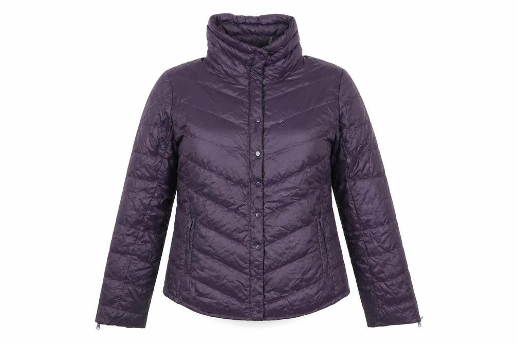 Gap Women Purple XS Puffer Jacket Down Filled Lightweight Quilted Coat
