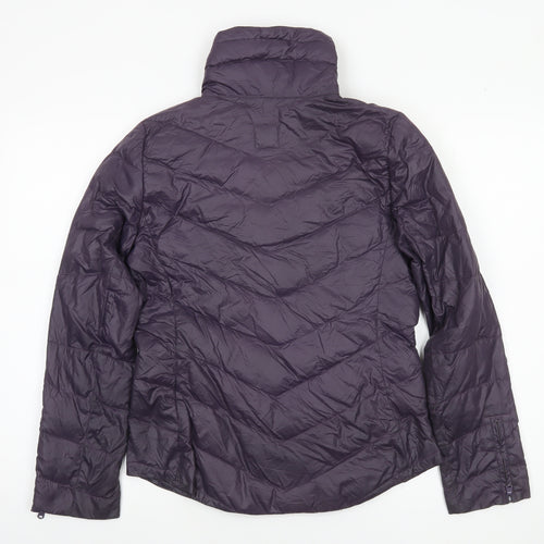 Gap Women Purple XS Puffer Jacket Down Filled Lightweight Quilted Coat