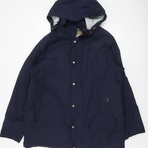 Musto Men’s Blue Waterproof Hooded Parka Jacket XL