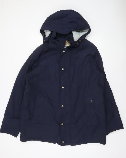 Musto Men’s Blue Waterproof Hooded Parka Jacket XL