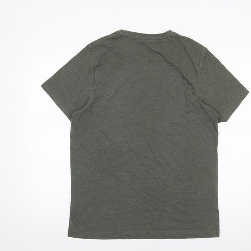 Mountain Warehouse Men's Green Graphic Outdoor T-Shirt M Regular Fit