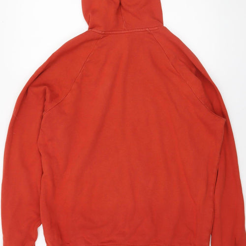 Under Armour Men's Red Pullover Hoodie Size M Loose Fit Sportswear