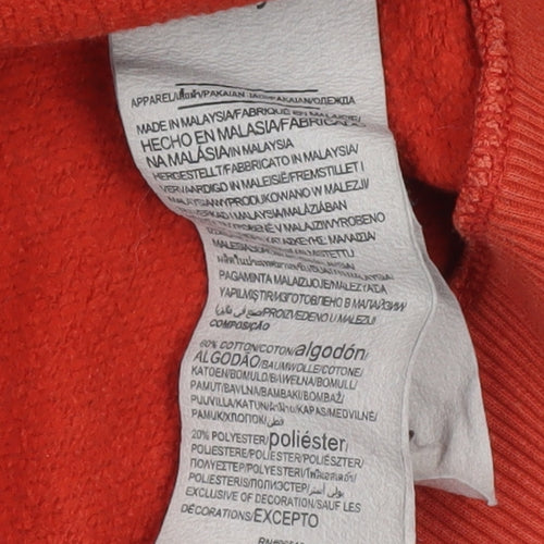 Under Armour Men's Red Pullover Hoodie Size M Loose Fit Sportswear