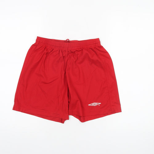 Umbro Men's Red Athletic Football Shorts Size XL