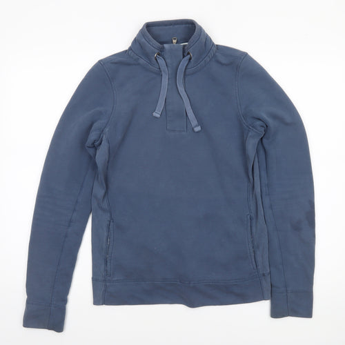 Fat Face Women's Blue Pullover Sweatshirt Size 8 Cotton Blend