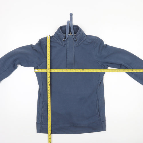 Fat Face Women's Blue Pullover Sweatshirt Size 8 Cotton Blend