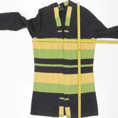 ALEX & Co. Women's Multicoloured Striped Knit Cardigan UK 10