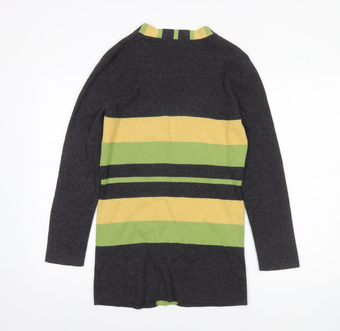 ALEX & Co. Women's Multicoloured Striped Knit Cardigan UK 10