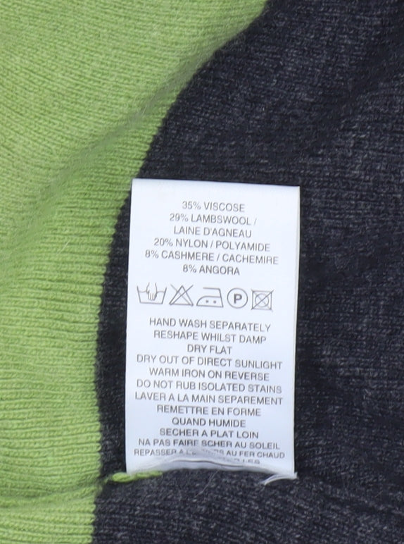 ALEX & Co. Women's Multicoloured Striped Knit Cardigan UK 10