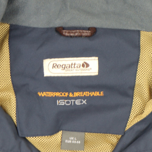 Regatta Men's Blue Waterproof Breathable Isotex Parka Jacket UK L