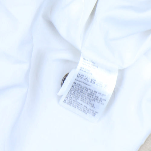 H&M Women’s Beige Linen Blend Blazer Jacket Size S Regular Fit