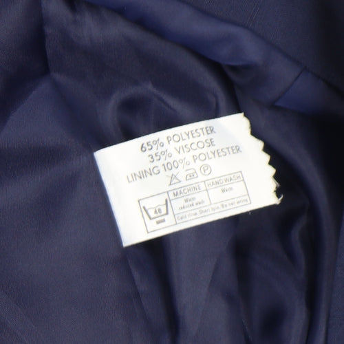 Klass Collection Women's Navy Blue Suit Jacket Size 18 Regular Lined