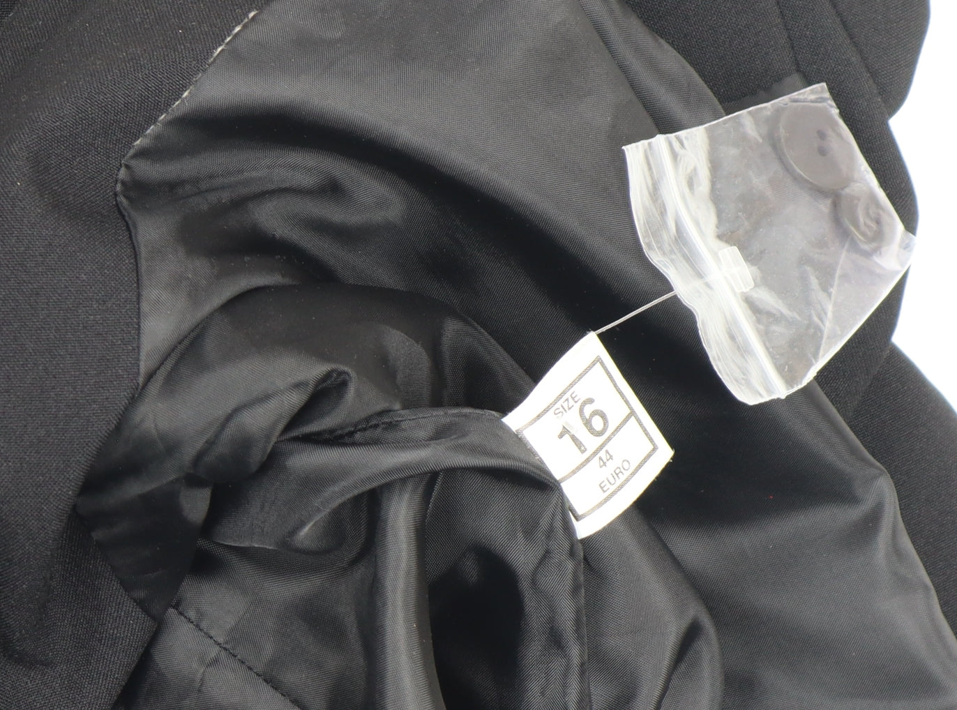 Jessica Reid Women’s Black Size 16 Classic Polyester Blazer