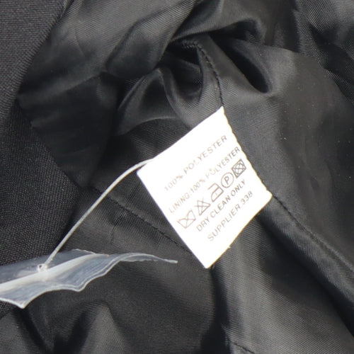 Jessica Reid Women’s Black Size 16 Classic Polyester Blazer