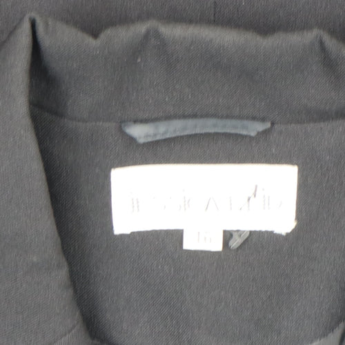 Jessica Reid Women’s Black Size 16 Classic Polyester Blazer