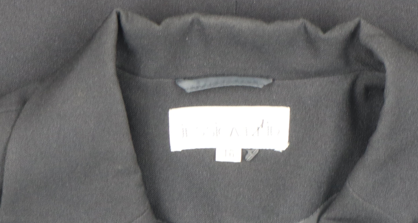 Jessica Reid Women’s Black Size 16 Classic Polyester Blazer
