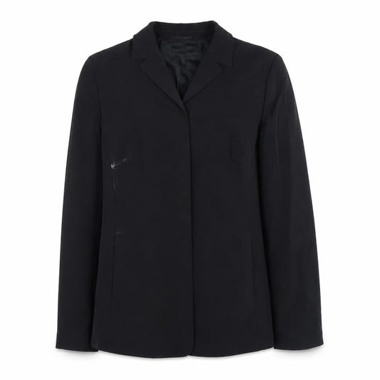 Front view of Planet Women's Black, size 12, Single Breasted suit jacket