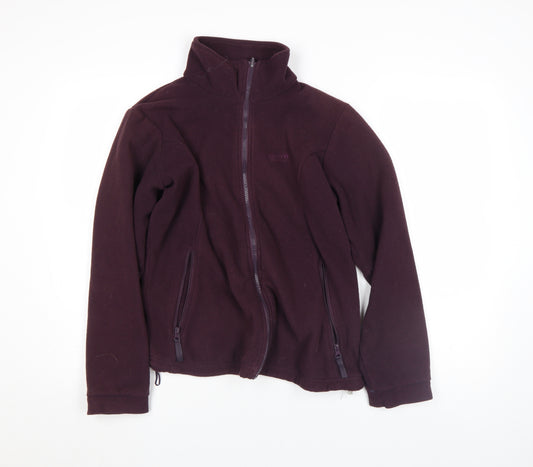 Regatta Womens Purple Fleece Full Zip Jacket Size 12