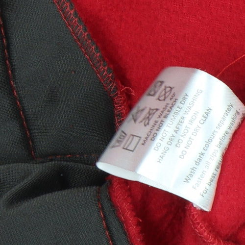 Hi Gear Men's Red Fleece Full Zip Outdoor Jacket Size M