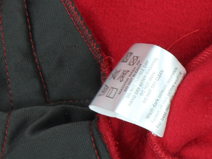 Hi Gear Men's Red Fleece Full Zip Outdoor Jacket Size M