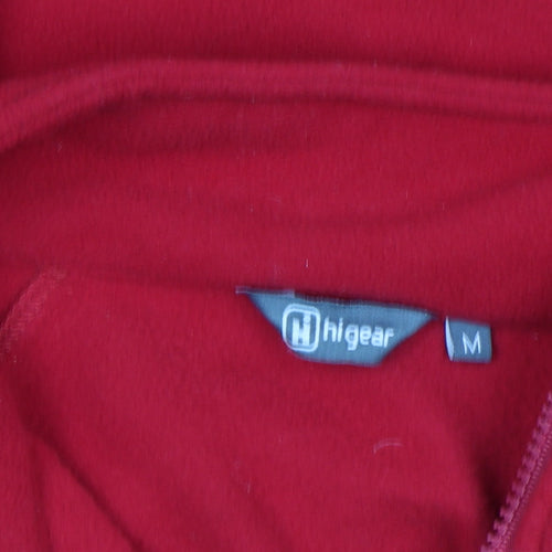 Hi Gear Men's Red Fleece Full Zip Outdoor Jacket Size M
