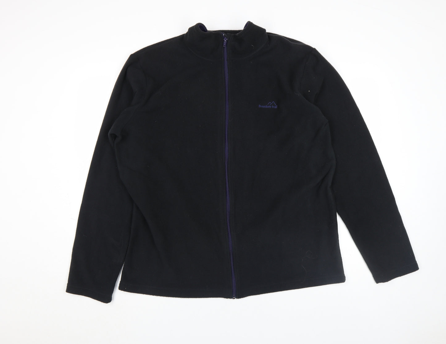 Freedom Trail Women's Black Fleece Full Zip Jacket XL