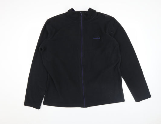 Freedom Trail Women's Black Fleece Full Zip Jacket XL