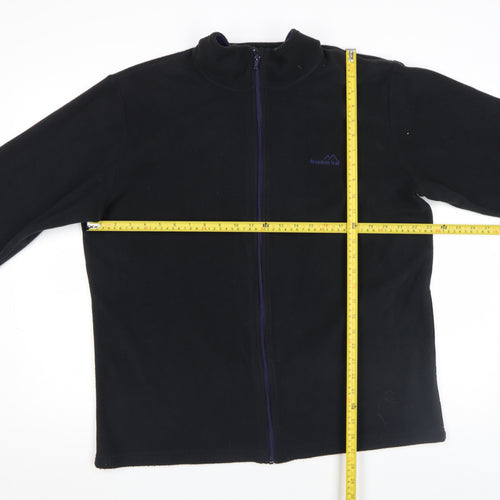 Freedom Trail Women's Black Fleece Full Zip Jacket XL