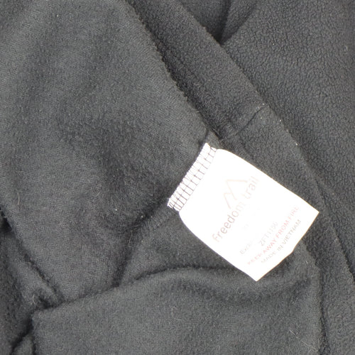 Freedom Trail Women's Black Fleece Full Zip Jacket XL